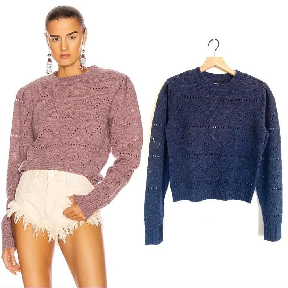 Isabel Marant Étoile Norma 100% wool Pullover in Midnight